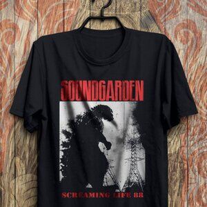 Soundgarden Screaming Life 1988 Tour T-Shirt, Unisex Rock Band Concert Tee 84